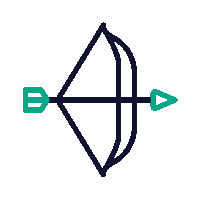 bow and arrow icon